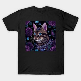 Bengal Cat With Jewels T-Shirt